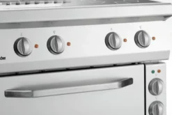 Plan de cuisson vitrocéramique 4 zones radiantes - four électrique GN 1/1 - Bartscher