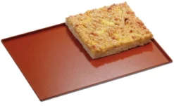 Plaque Aluminium pour Four 433 x 333 à Bords Relevés Silicone - Bartscher