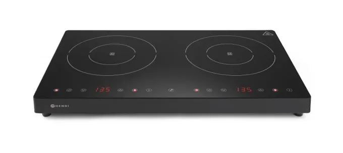 Plaque de cuisson à induction double Kitchen Line 230V/3500W - Hendi