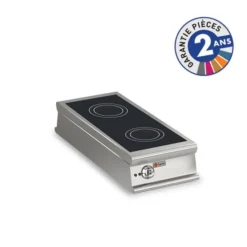 Plaque de Cuisson à induction - Plaque lisse - 2 x 5 kW - Baron
