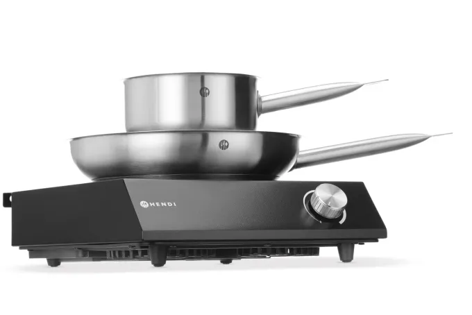 Plaque de Cuisson à Induction 3500W + Casserole + Poêle - Hendi