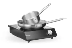 Plaque de Cuisson à Induction 3500W + Casserole + Poêle - Hendi
