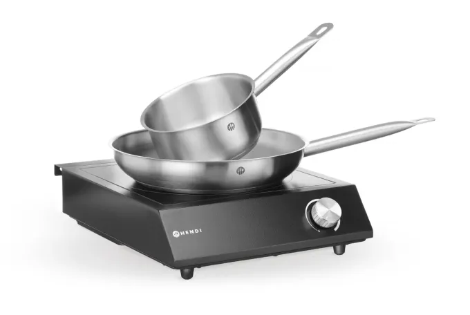 Plaque de Cuisson à Induction 3500W + Casserole + Poêle - Hendi