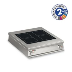 Plaque de Cuisson électrique - Plaque lisse - 4 x 16 kW - Baron