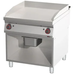 Plaque de cuisson lisse/nervurée FTHR 90/80 G - Redfox