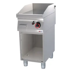 Plaque de cuisson 40x51 à gaz chromée lisse avec soubassement FTHC 70/40 G - Redfox