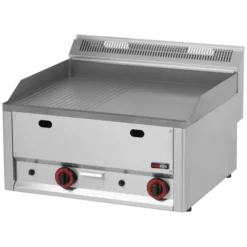 Plaque de cuisson 65x48 à gaz nervurée sans soubassement FTHR 60 GL - Redfox