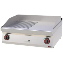Plaque de cuisson 80x51 électrique chromée combinée sans soubassement 400 V FTHRC 70/08 E - Redfox