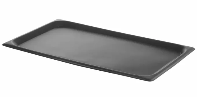 Plaque de four avec revêtement antiadhésif CONVECTOMAT ROAST, GN 1/1, Noir, 530x325x(H)17mm - Hendi