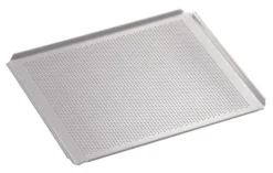 Plaque Perforée pour Four GN2/3 Aluminium 4 Côtés Relevés - Bartscher