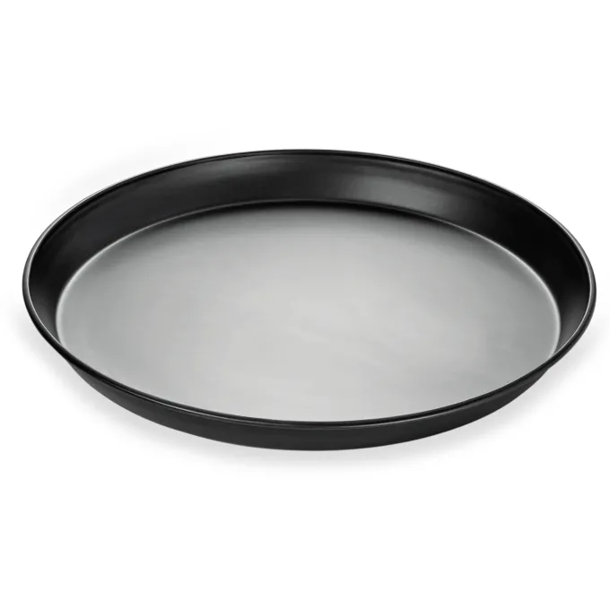 Plaque à pizza en Tôle d'acier H 25 mm Ø 380 mm - Lot de 10 - Was Germany