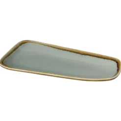 Plat couleur mousse Kiln Olympia 335 mm - Lot de 4