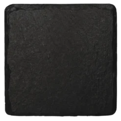 Plat de présentation en ardoise naturelle Olympia - Lot de 4