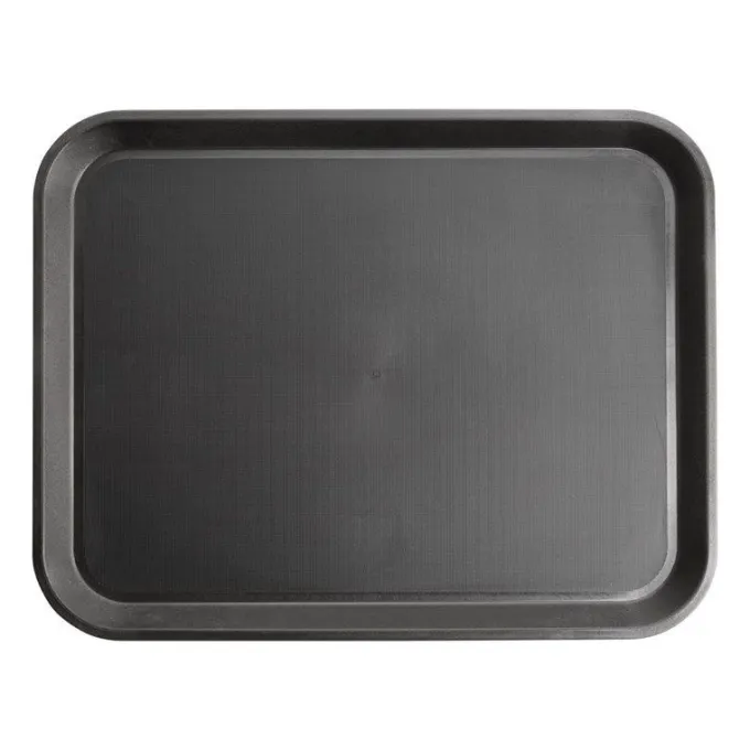 Plateau antidérapant noir Kristallon 405 x 305 mm
