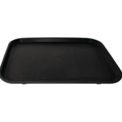 Plateau antidérapant noir Kristallon 405 x 305 mm