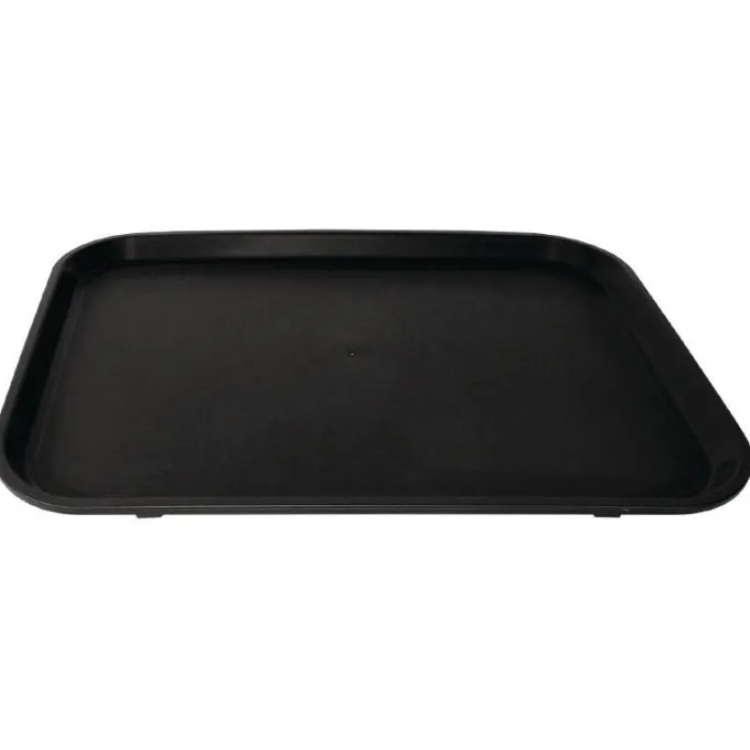 Plateau antidérapant noir Kristallon 405 x 305 mm
