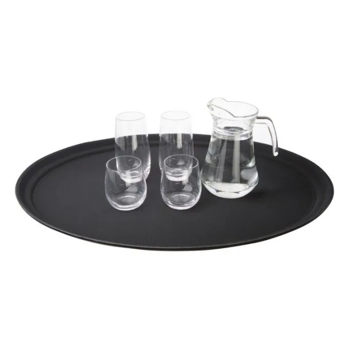 Plateau Anti-Dérapant Ovale 685 x 560 mm - Kristallon