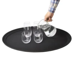 Plateau Anti-Dérapant Ovale 685 x 560 mm - Kristallon