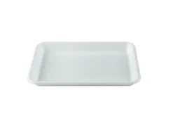 Plateau blanc en canne à sucre 22,5 x 16 cm - 500 unités - Betik