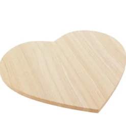 Plateau Bois Bosco Forme Cœur 25X20 Lot de 60 - Créapak