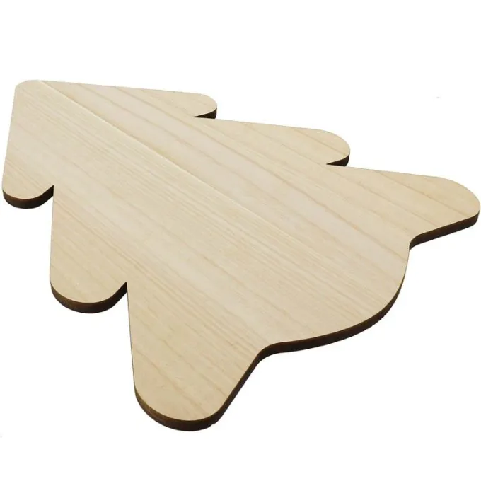 Plateau Bois Bosco Sapin 40X30 Lot de 60 - Créapak
