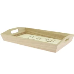Plateau Bois Rectangle 37X24.5 Lot de 20 - Créapak