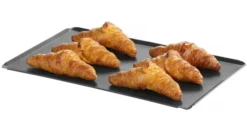 Plateau de cuisson avec revêtement antiadhésif CONVECTOMAT BAKE, GN 1/1, Noir, 530x325x(H)10mm - Hendi