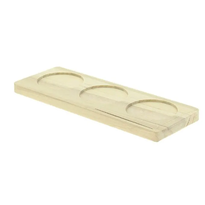 Plateau de Présentation Bois Bosco 29X10.5 Lot de 60 - Créapak
