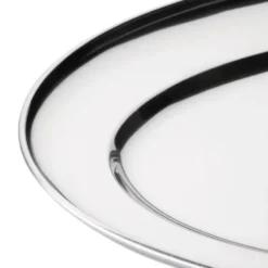 Plateau de Service Inox Ovale 407 mm - Olympia