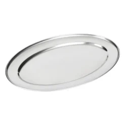 Plateau de service ovale inox 203 mm - Olympia