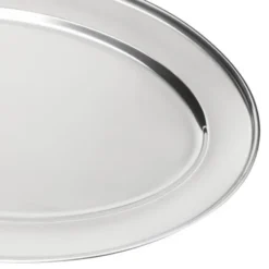 Plateau de service ovale inox 203 mm - Olympia