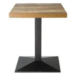 Plateau de Table Carré 700 mm - Effet Bois Vielli - Bolero