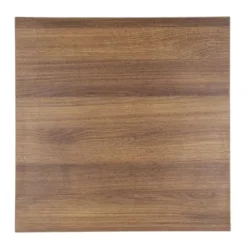 Plateau de table carré 700 mm effet bois chêne rustique - Bolero