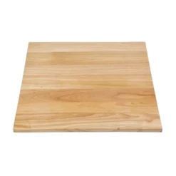 Plateau de Table Carré Pré-Percé Coloris Bois Naturel 700mm - Bolero