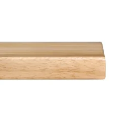 Plateau de Table Carré Pré-Percé Coloris Bois Naturel 700mm - Bolero