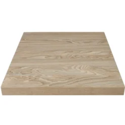 Plateau de table carré 700x700mm effet bois clair - Bolero