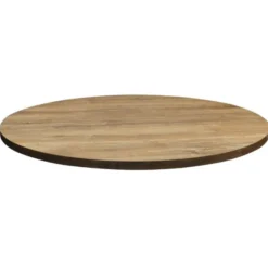Plateau de Table Intérieur Tavola Ø110 Rovère Slavona - Ligne CHR