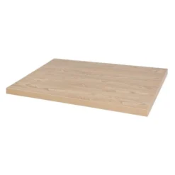 Plateau de Table Rectangulaire Pré-Percé Naturel Antique 700mm - Bolero