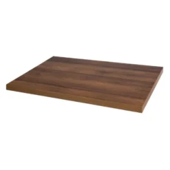 Plateau de Table Rectangulaire Pré-Percé Chêne Rustique 700mm - Bolero