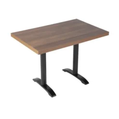 Plateau de Table Rectangulaire Pré-Percé Chêne Rustique 700mm - Bolero