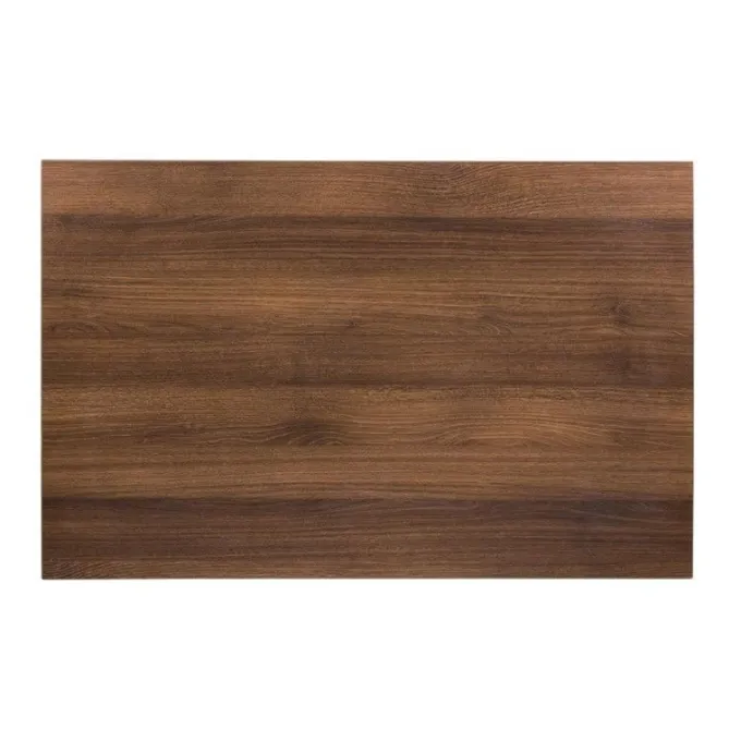 Plateau de Table Rectangulaire Pré-Percé Chêne Rustique 700mm - Bolero