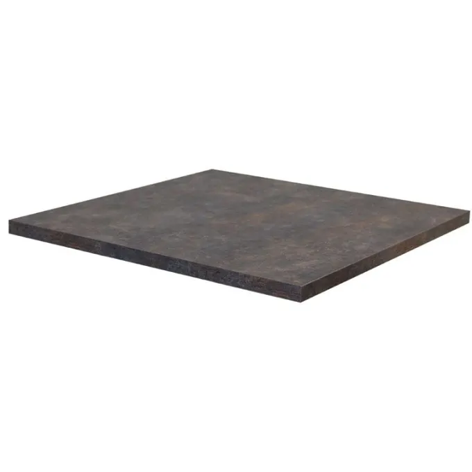 Plateau de Table Restaurant Tavola 70X70 Underground Rouille - Ligne CHR