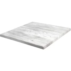 Plateau de Table Restaurant Werzalit 60X70 Ponderosa Blanc - Ligne CHR
