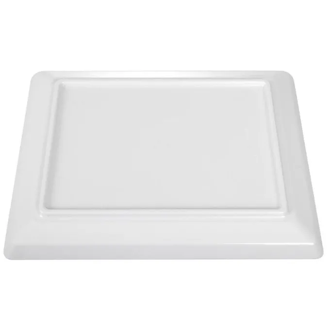 Plateau empilable en mélamine APS Float blanc GN 1/2