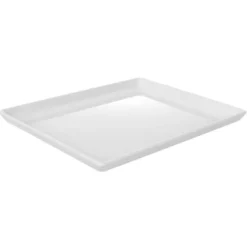 Plateau empilable en mélamine APS Float blanc GN 1/2