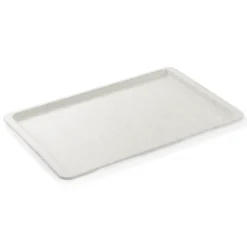 Plateau EN en Polyester blanc laiteux avec petits points L 530 mm l 370 mm - Was Germany