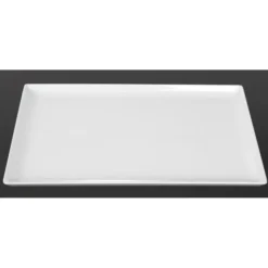 Plateau en mélamine empilable APS Float blanc GN 1/1
