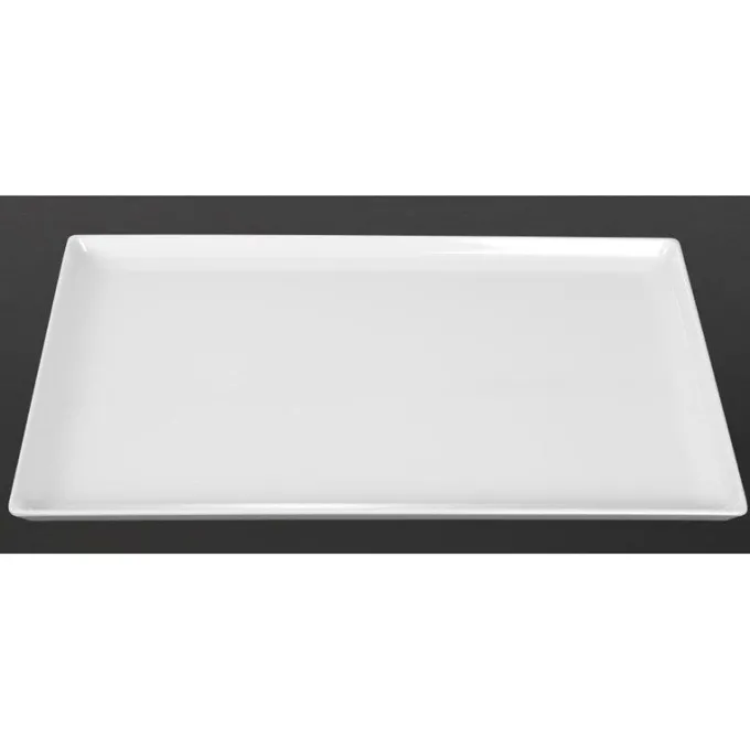 Plateau en mélamine empilable APS Float blanc GN 1/1
