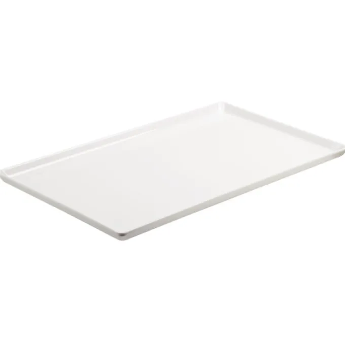 Plateau en mélamine empilable APS Float blanc GN 1/1
