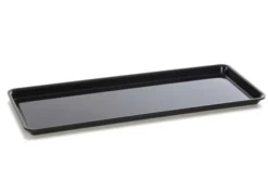 Plateau en Plexiglas gastronorme GN 2/5 530x210x17mm Noir - Matériel CHR Pro